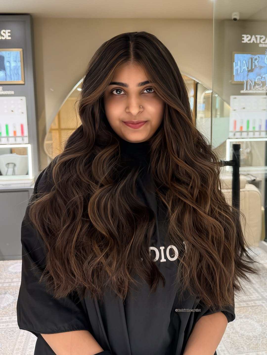 Hair after transformation at Studio 17