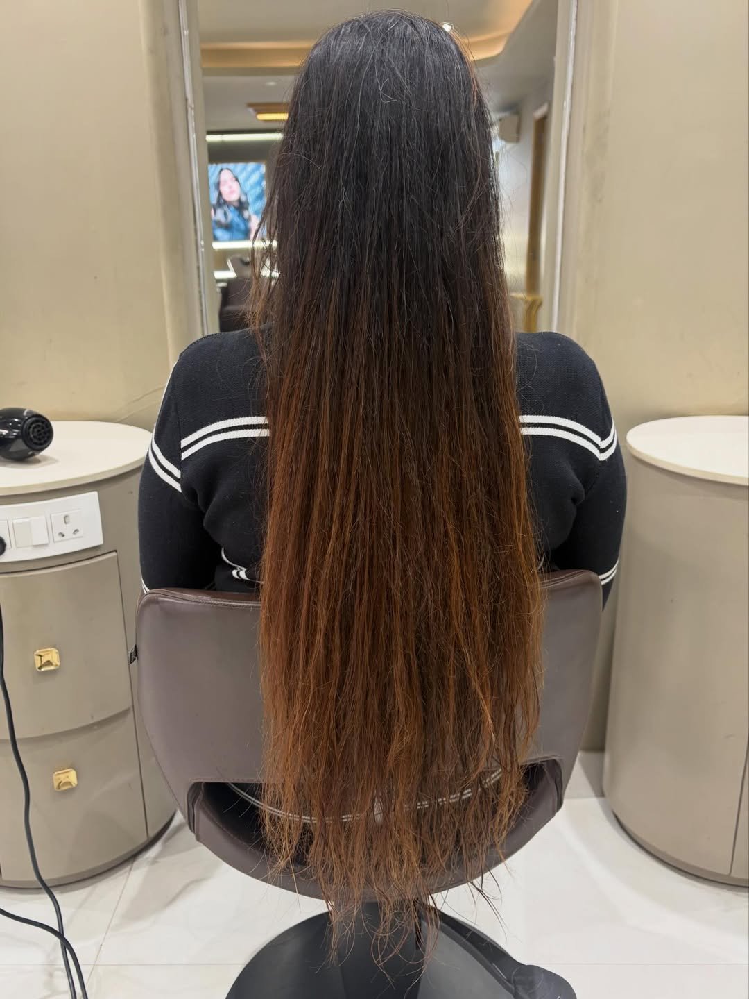 Balayage Highlights before result at Studio 17