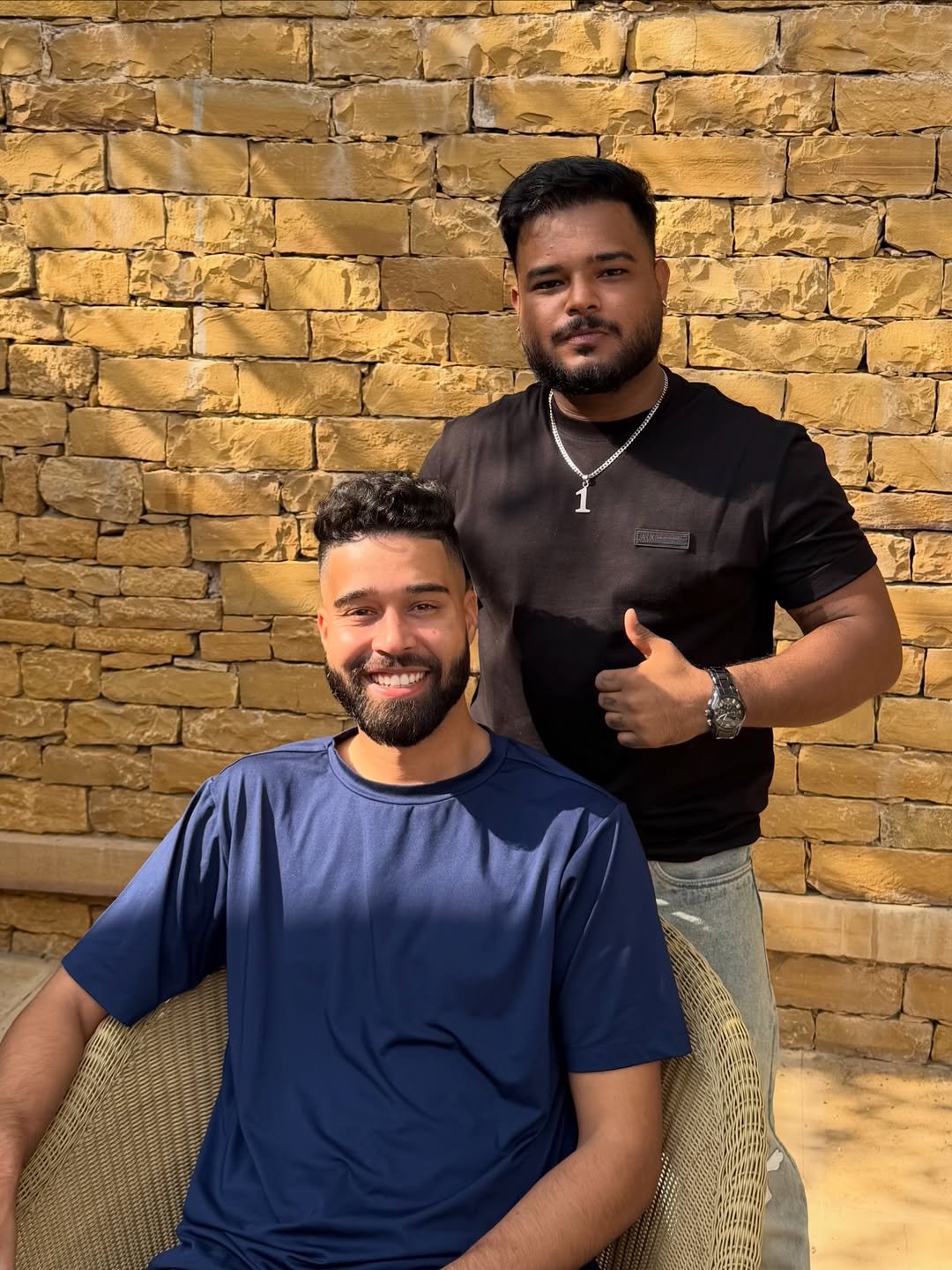 Fresh haircut styling result at Studio 17